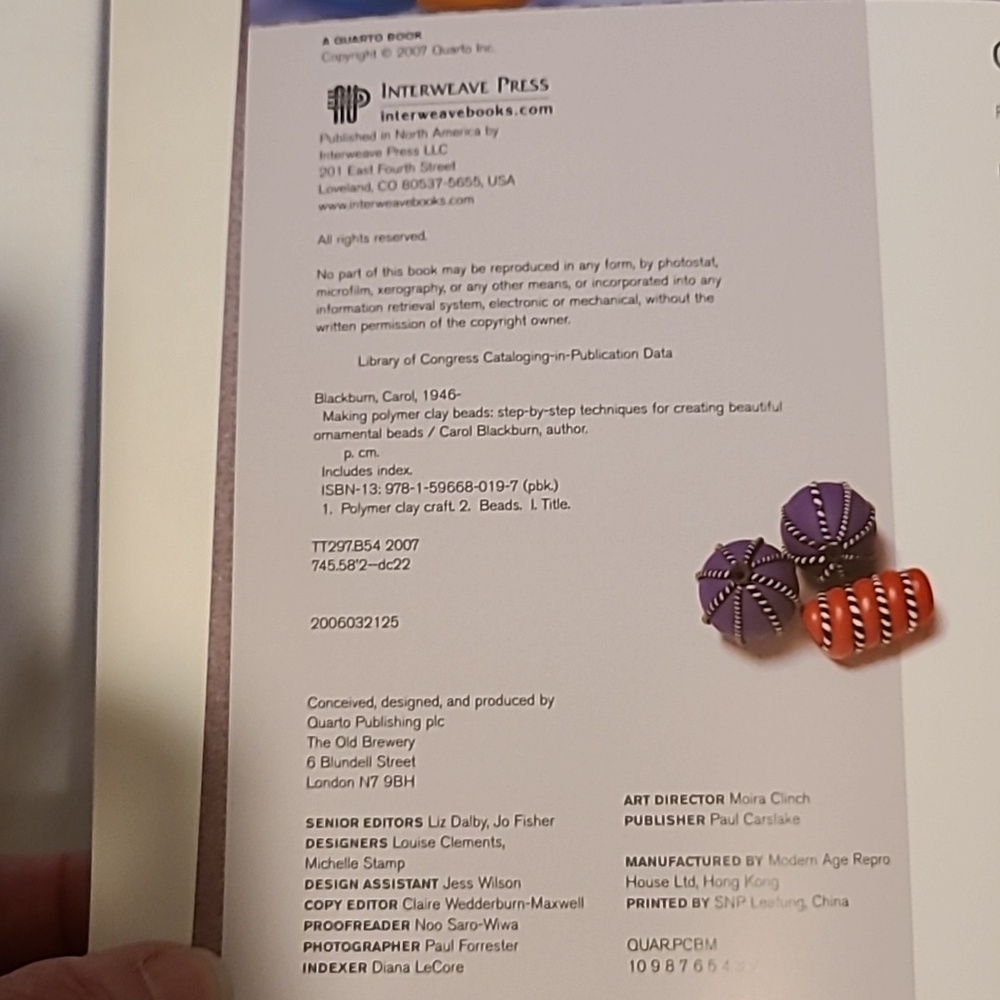 Making Polymer Clay Beads Step Book By Step Book By Carol Blackburn Jewelry - Picture 16 of 16